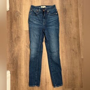 Madewell Dark Blue Skinny Jeans